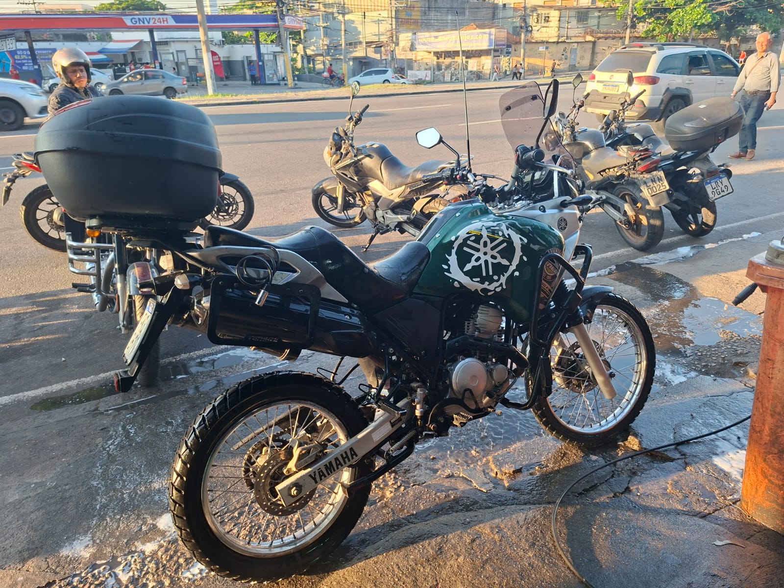 Yamaha Ténéré verde atendida pela Jà Motoshop
